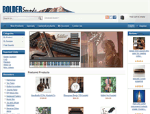 Tablet Screenshot of boldersounds.net