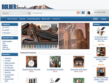 Tablet Screenshot of boldersounds.com